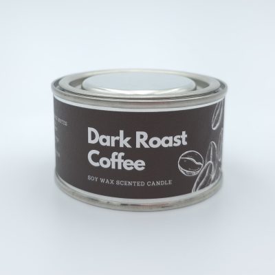 Dark Roast Coffee Paint Pot Candle - Small