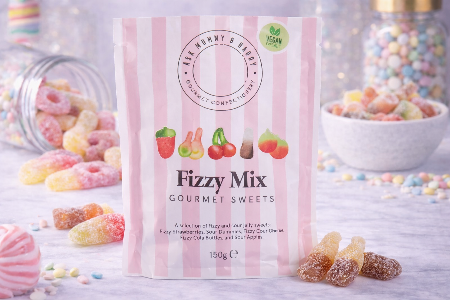 Fizzy pouch 150g