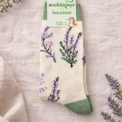 Heathers Floral Bamboo Womens Socks 4-8