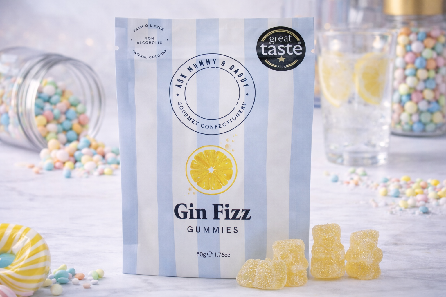 Gin Fizz Gummies 50g pouch