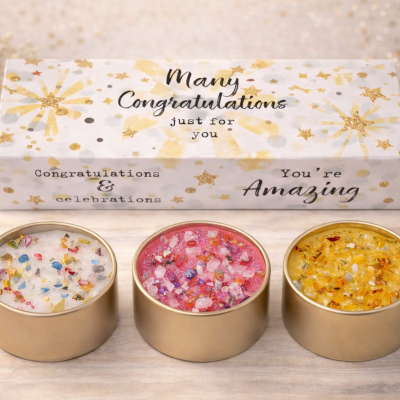 Just because Three lites - Many Congratulations