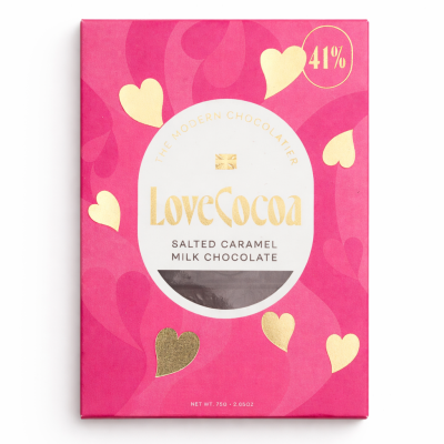 Hearts salted Caramel Milk Chocolate bar