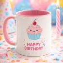 Happy Birthday Cupcake 11oz Mug